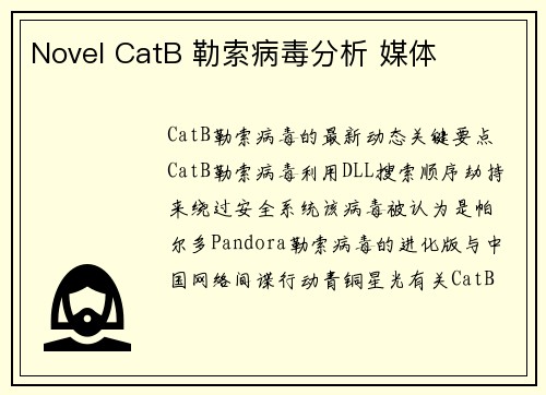 Novel CatB 勒索病毒分析 媒体